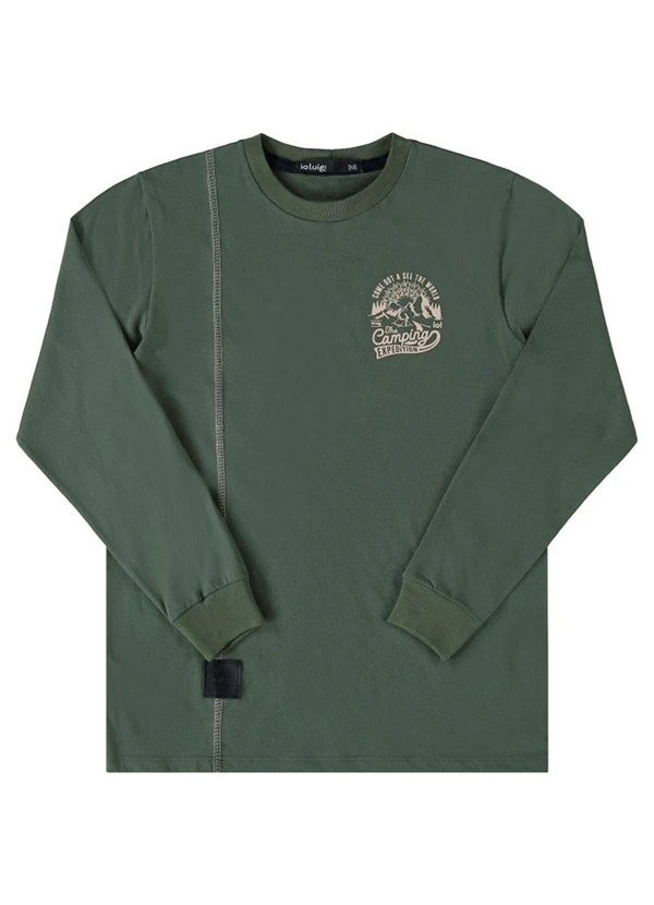 Ioluig - Camiseta Menino Manga Longa Expedition Verde 3