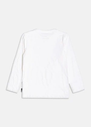 Bimbi - Camiseta Menino Manga Longa Off Básica Rosa - BIMBI