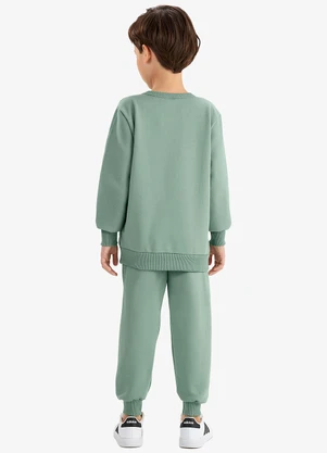 Rovi Kids - Camiseta Menino Manga Longa Verde - ROVI KIDS