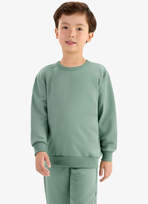 Rovi Kids - Camiseta Menino Manga Longa Verde