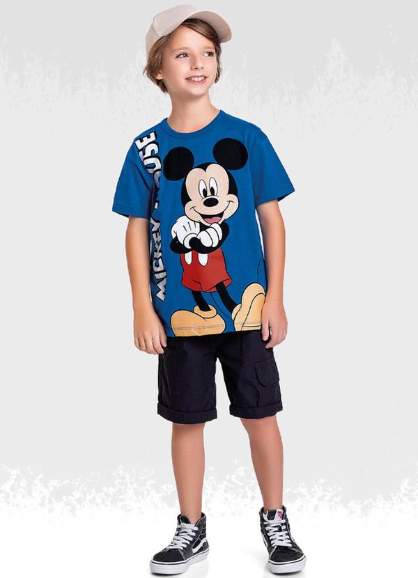 Fakini Kids - Camiseta Mickey Mouse Azul 3