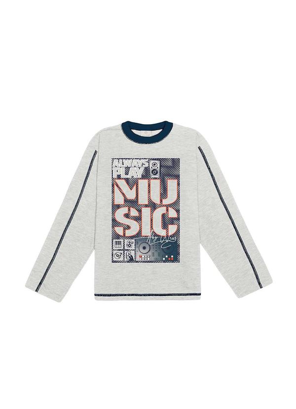 Abrange - Camiseta Music Cinza