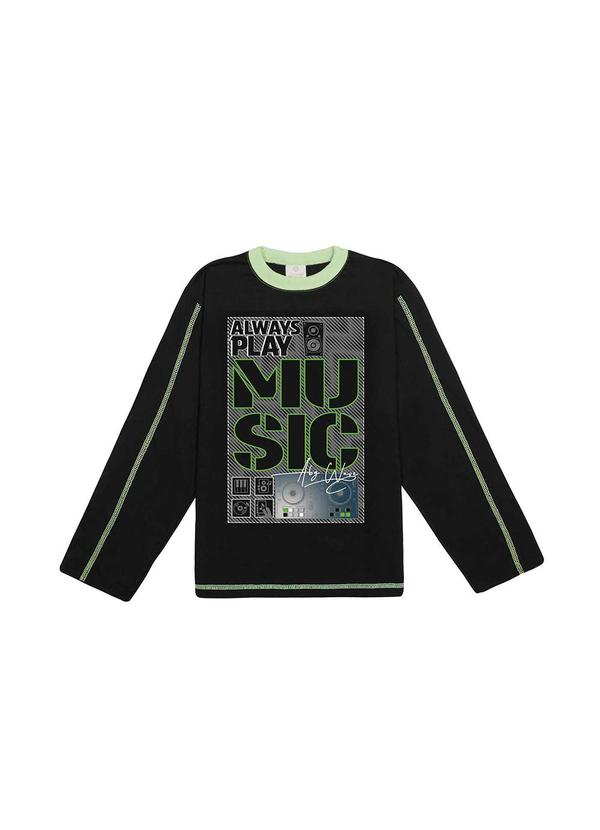 Abrange - Camiseta Music Preto 1