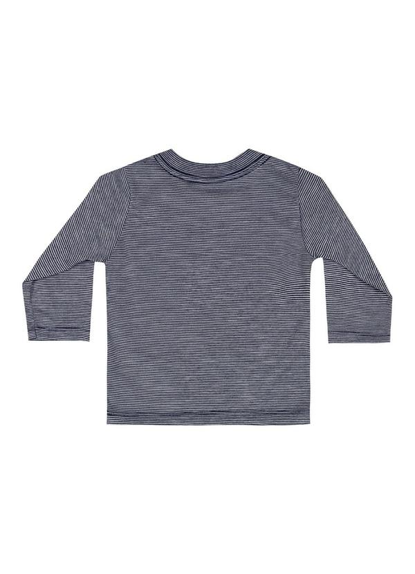 Quimby - Camiseta para Bebê Menino Azul 2