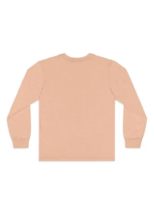 Quimby - Camiseta para Menino Manga Longa Bege - QUIMBY