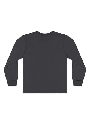 Quimby - Camiseta para Menino Manga Longa Cinza - QUIMBY