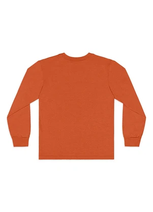Quimby - Camiseta para Menino Manga Longa Marrom - QUIMBY