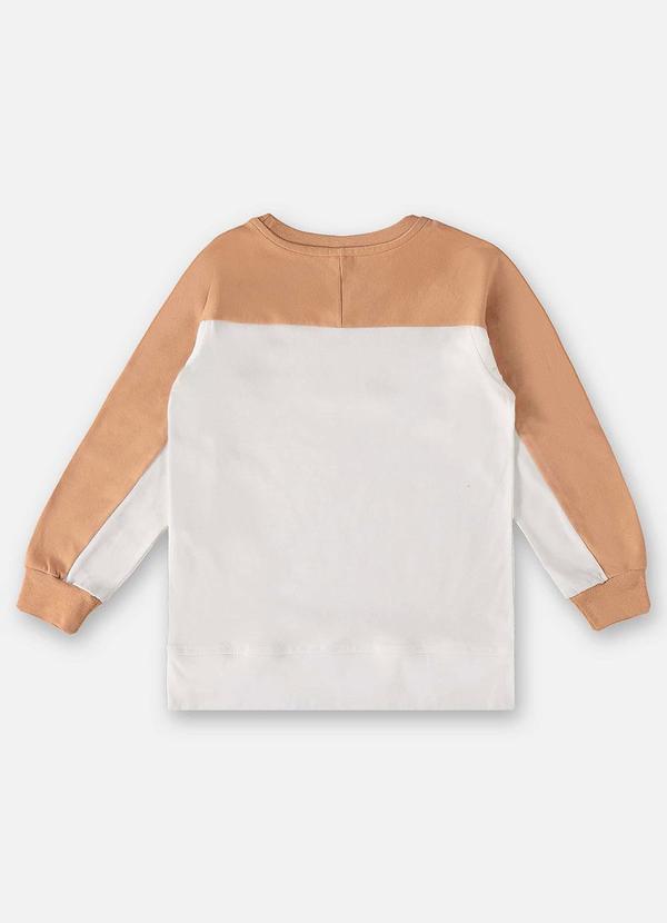 Up Baby - Camiseta Raglan Infantil Menino Off White 4