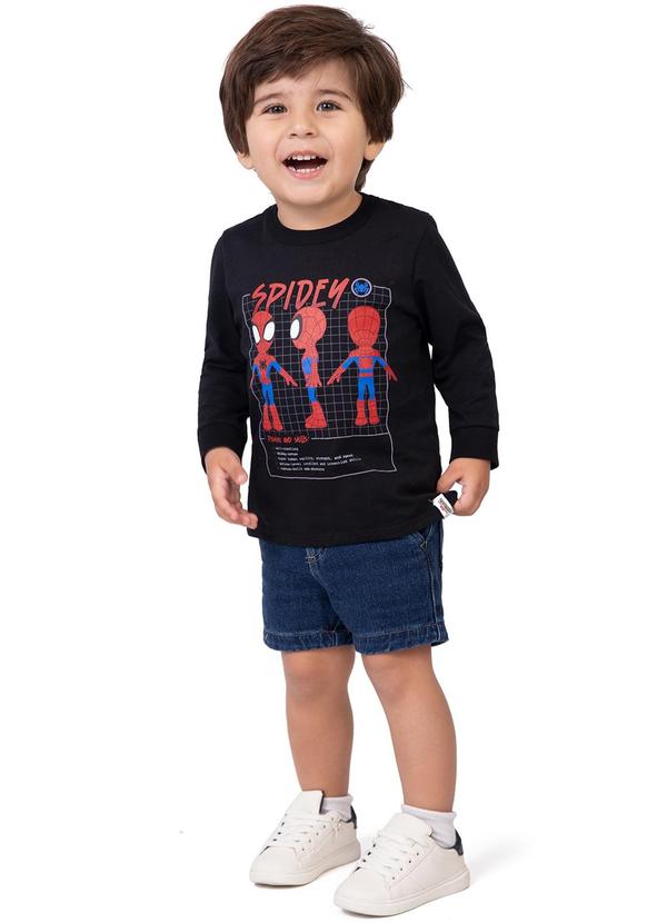 Malwee Kids - Camiseta Spidey® MeninoPreto 1