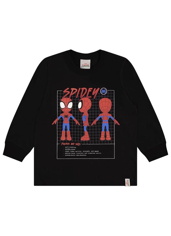 Malwee Kids - Camiseta Spidey® MeninoPreto 3