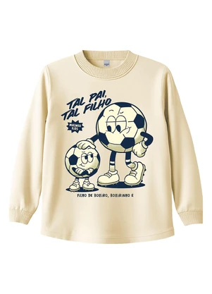 Malwee Kids - Camiseta Tal Pai Tal Filho em Malha Bege - MALWEE KIDS