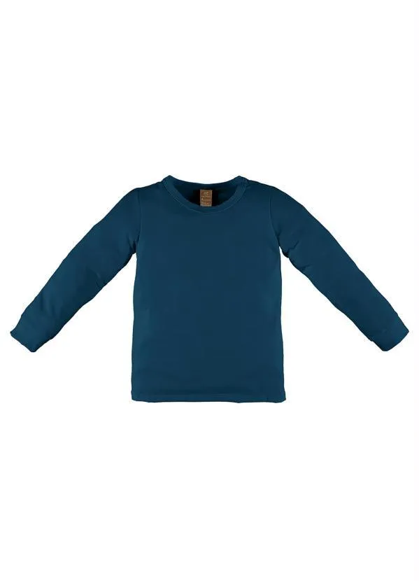 Up Baby - Camiseta Térmica Infantil Unissex Azul