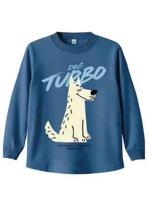 Malwee Kids - Camiseta Turbo em Malha Azul - MALWEE KIDS