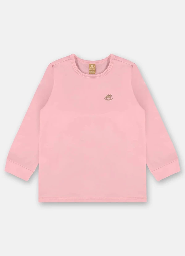 Up Baby - Camiseta Unissex Térmica Rosa