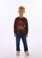 Up Baby - Camiseta Winter Games Marrom - variação:  