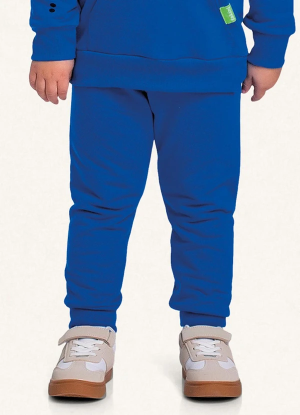 Fakini Kids - Conjunto Blusão C/Capuz e Calça Azul 4