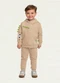 Fakini Kids - Conjunto Blusão C/Capuz e Calça Bege - variação: Bege