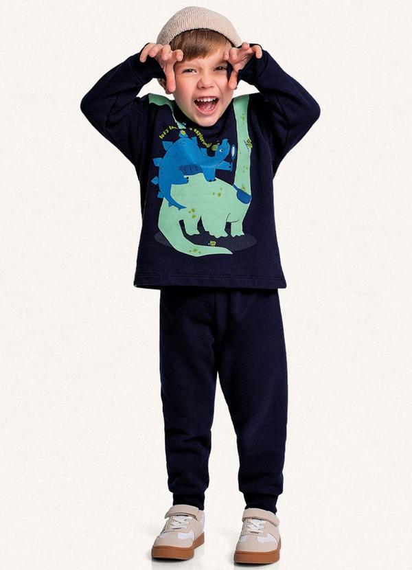 Fakini Kids - Conjunto Blusão e Calça Azul 3