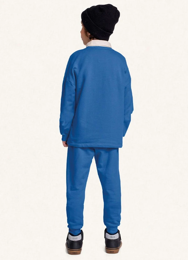 Fakini Kids - Conjunto Blusão e Calça Azul 2