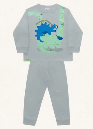 Fakini Kids - Conjunto Blusão e Calça Cinza - FAKINI KIDS