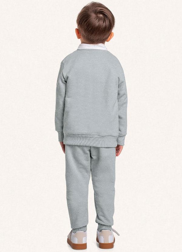 Fakini Kids - Conjunto Blusão e Calça Cinza 2