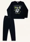 Fakini Kids - Conjunto Blusão e Calça Azul - variação: Preto