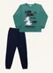 Fakini Kids - Conjunto Blusão e Calça Verde - variação: Verde