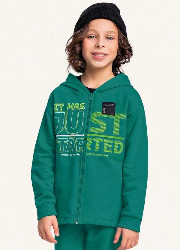 Fakini Kids - Conjunto Jaqueta C/Capuz e Calça Verde 2