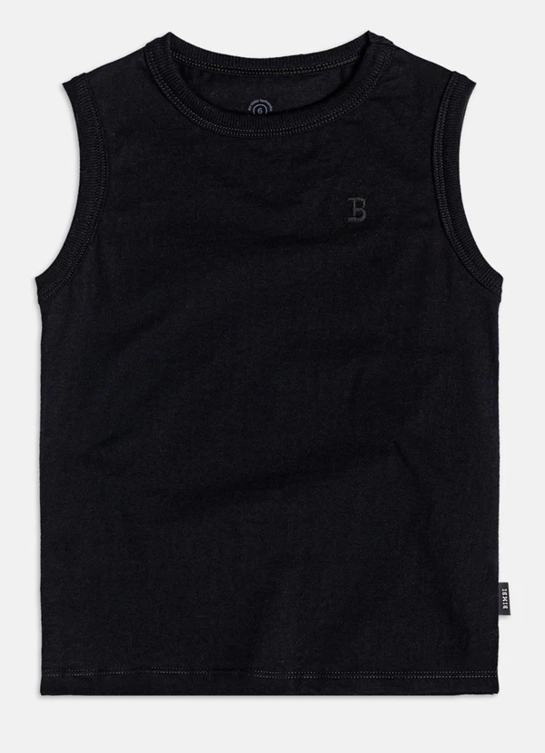 Bimbi - Regata Preta Básica Preto 4