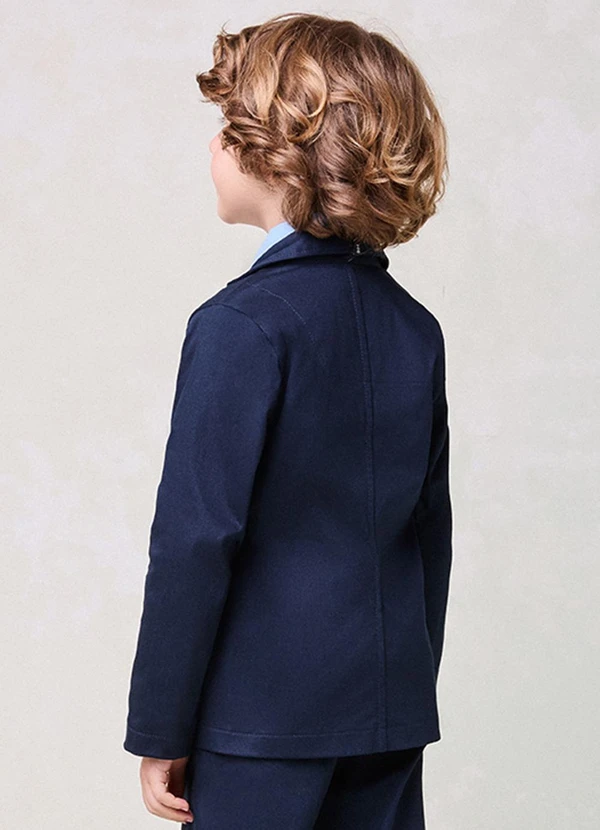 Youccie - Blazer de Alfaiataria Marinho Marinho 2