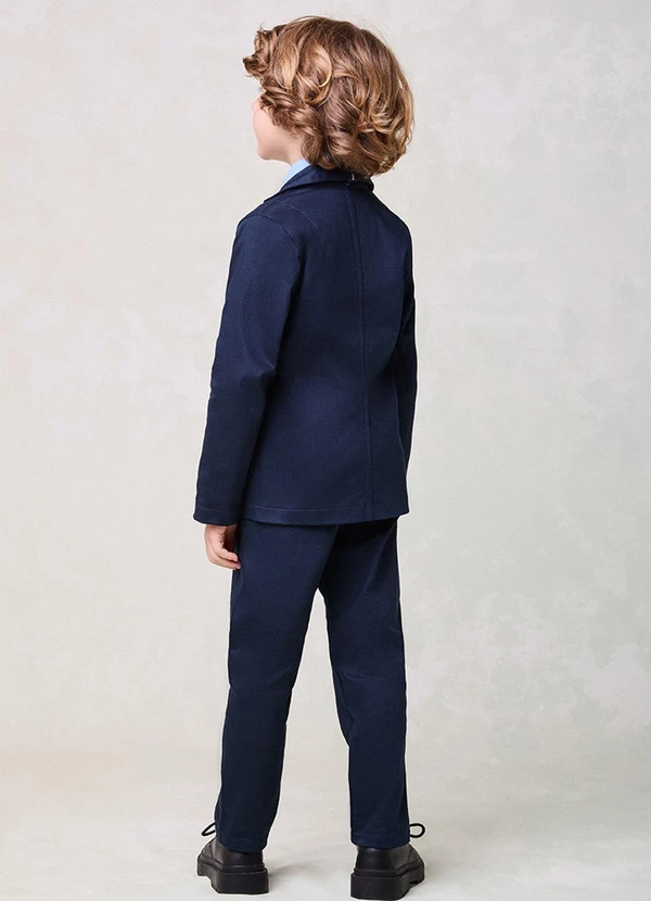 Youccie - Blazer de Alfaiataria Marinho Marinho 4