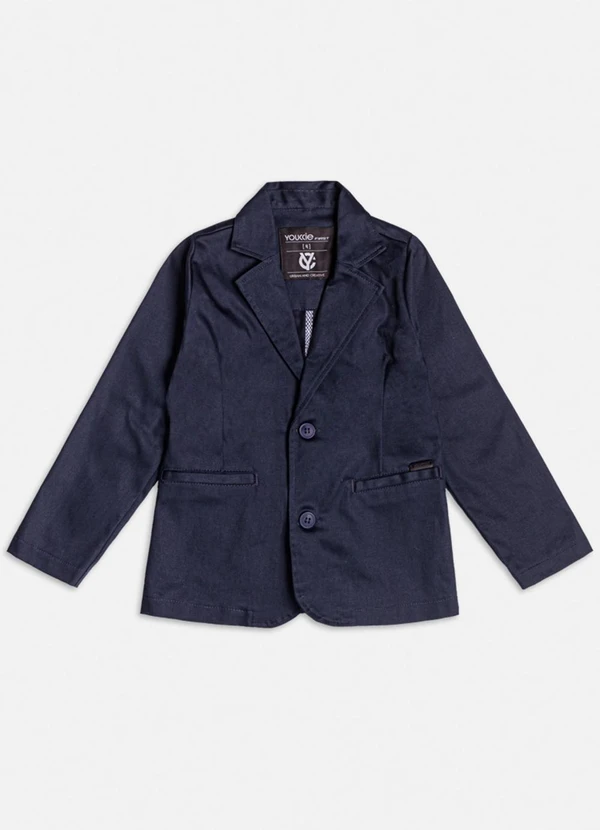 Youccie - Blazer de Alfaiataria Marinho Marinho 6