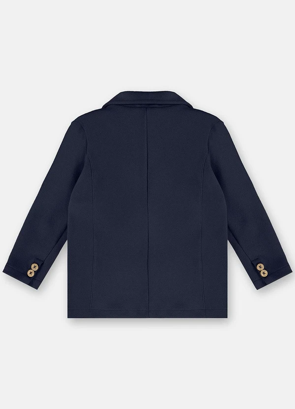 Up Baby - Blazer em Malha Alfaiataria Azul 4