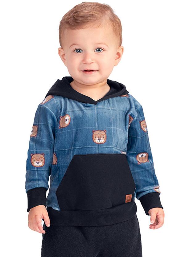 Alenice - Blusão Aconchegante Menino Azul 1