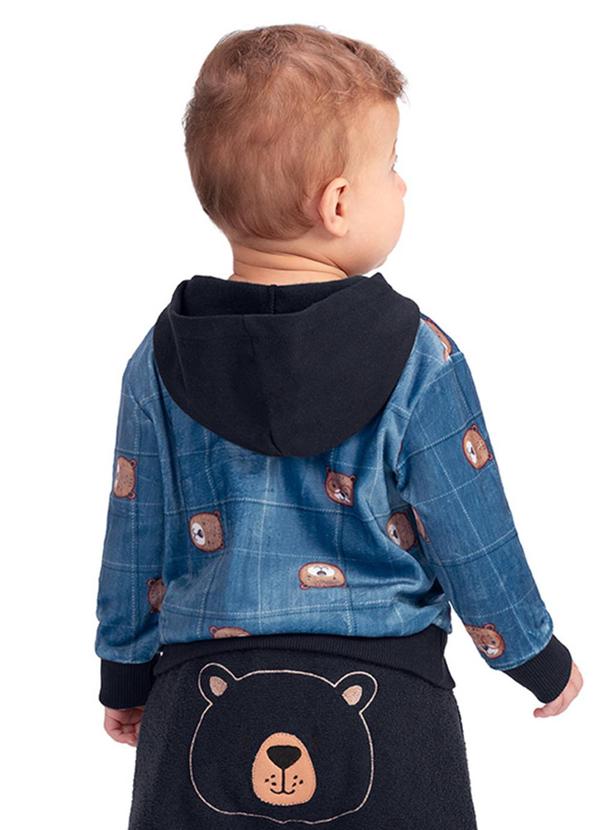 Alenice - Blusão Aconchegante Menino Azul 2