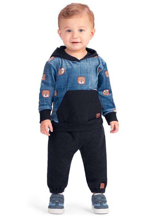 Alenice - Blusão Aconchegante Menino Azul 3