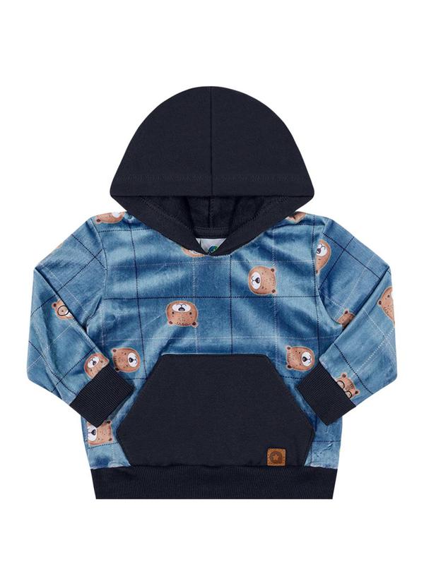 Alenice - Blusão Aconchegante Menino Azul 5