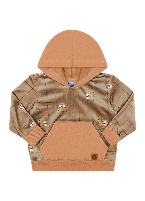 Alenice - Blusão Aconchegante Menino Bege