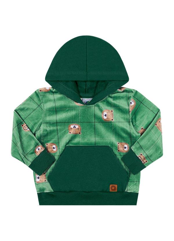 Alenice - Blusão Aconchegante Menino Verde