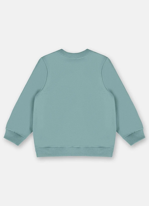 Up Baby - Blusão Básico em Moletom Menino Azul 2