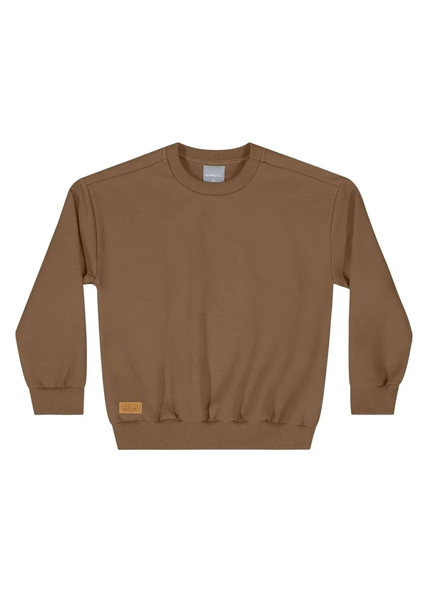 Quimby - Blusão Básico Menino Marrom 3