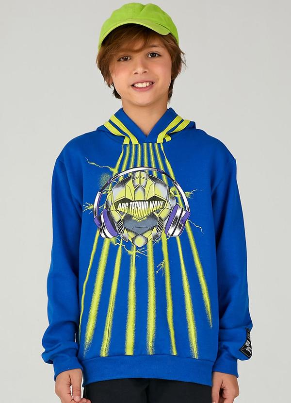 Abrange - Blusão com Capuz Azul 1