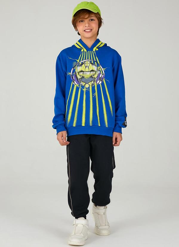 Abrange - Blusão com Capuz Azul 2