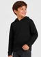 Select - Blusão com Capuz Mol. Penteado Masculino Cinza - variação: Preto