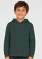 Select - Blusão com Capuz Mol. Penteado Masculino Cinza - variação: Verde