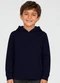Select - Blusão com Capuz Mol. Penteado Masculino Cinza - variação: Azul