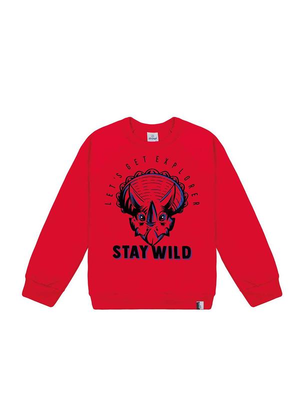 Abrange - Blusão Dino Vermelho