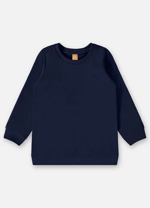 Up Baby - Blusão em Moletom Infantil Menino Azul - UP BABY