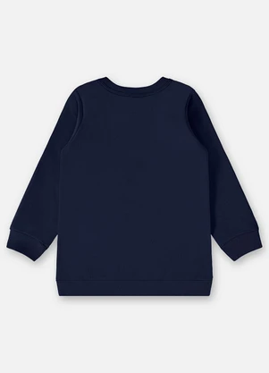 Up Baby - Blusão em Moletom Infantil Menino Azul - UP BABY