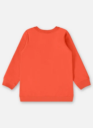 Up Baby - Blusão em Moletom Infantil Menino Laranja - UP BABY